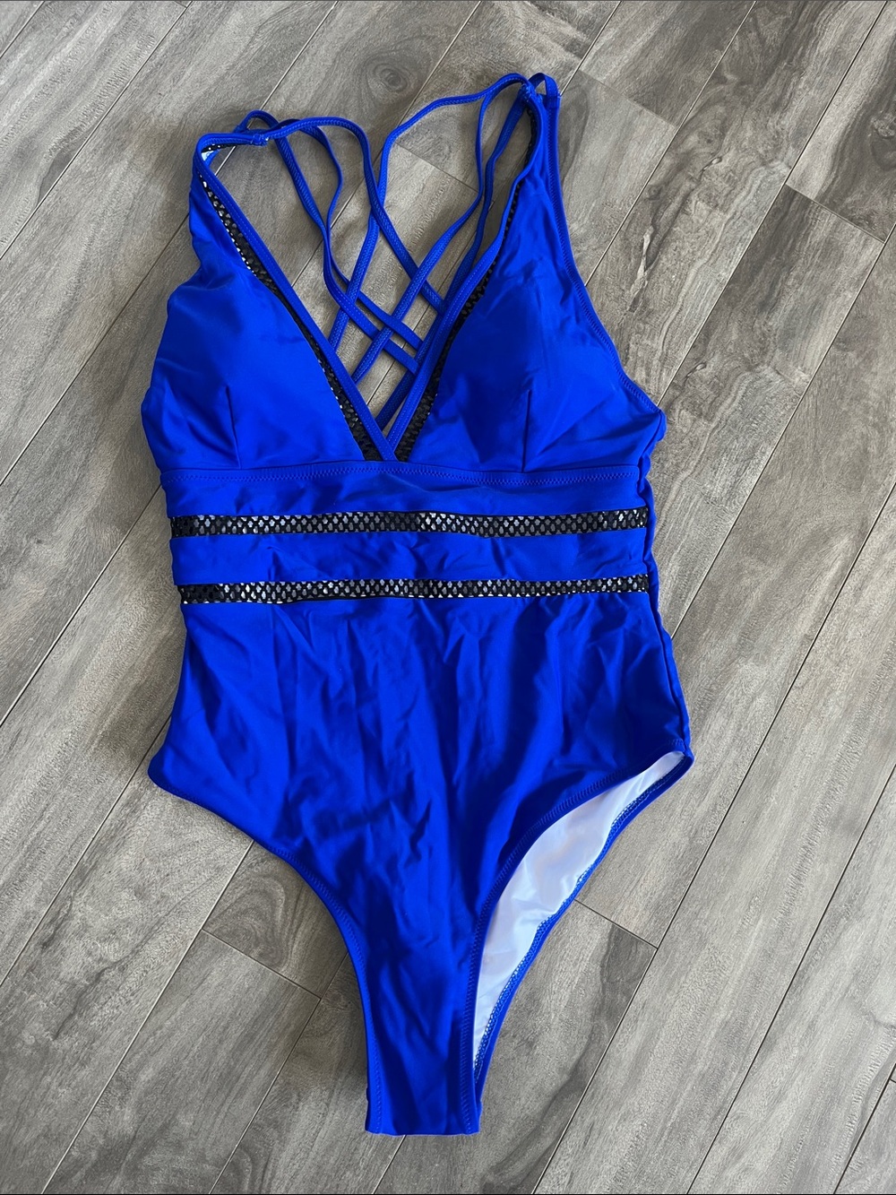Beachsissi Blue One Piece Bathing Suit